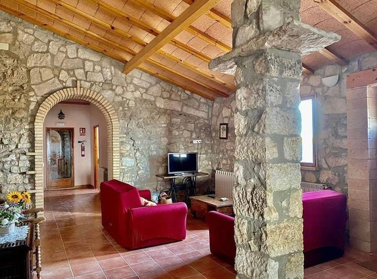Casa Rural Mas De Les Aligues Mequinenza Dış mekan fotoğraf