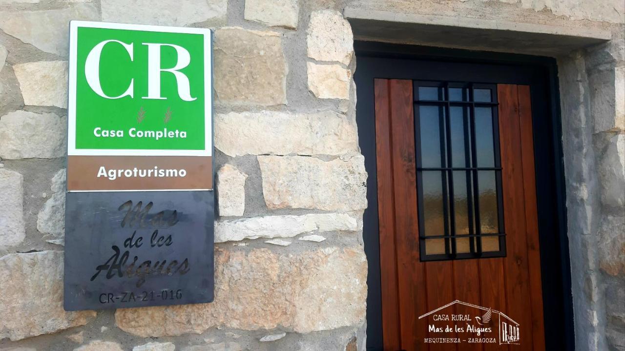 Casa Rural Mas De Les Aligues Mequinenza Dış mekan fotoğraf
